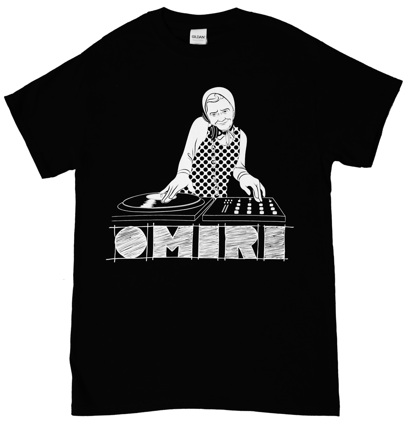 T-shirt - Old Lady DJ / Velha DJ