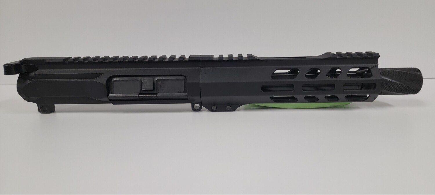 AR-15 - 7" Complete Upper - 9MM - Billet Slickside Receiver - Upgraded Muzzle Device