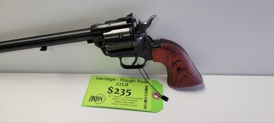 Heritage Rough Rider Revolver - Black | .22 LR / 22 WMR | 16
