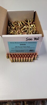Orion Remanufactured Ammo 9mm 115GR RN (Xtreme)