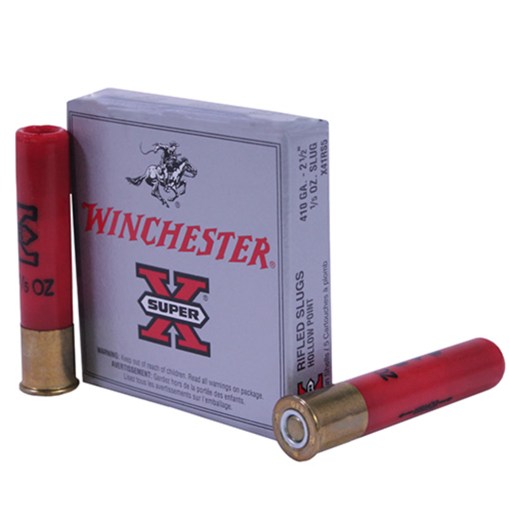 Winchester Super X - 410GA - 2.5" 1/5oz Rifled Slugs