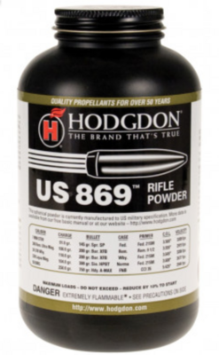 Hodgdon US 869 Spherical Rifle Powder 1 lbs