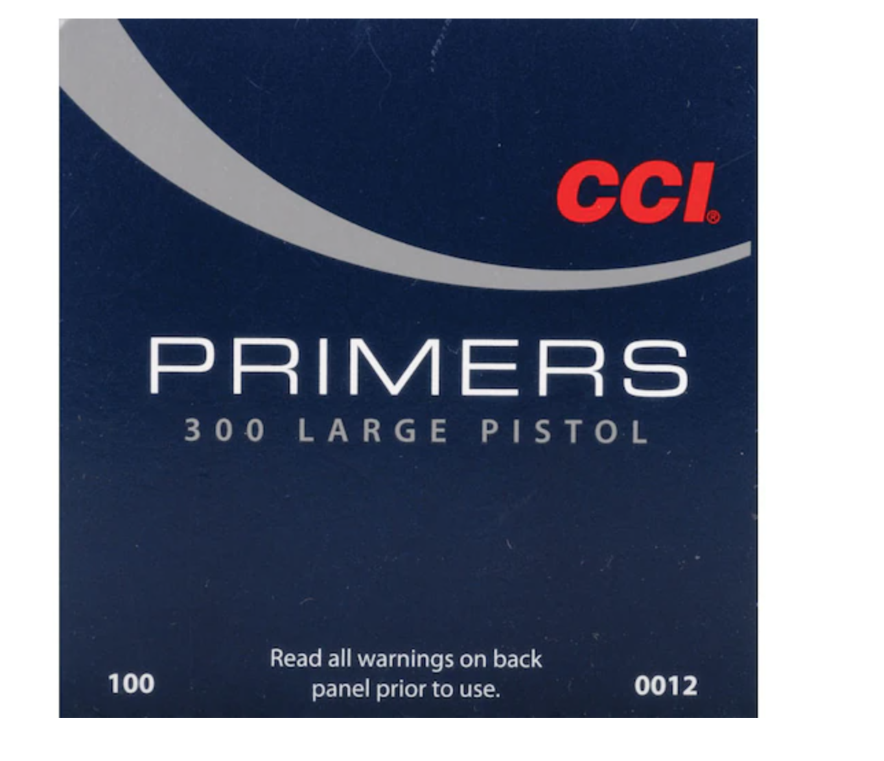 CCI PRIMERS #300 LARGE PISTOL 100 Primers