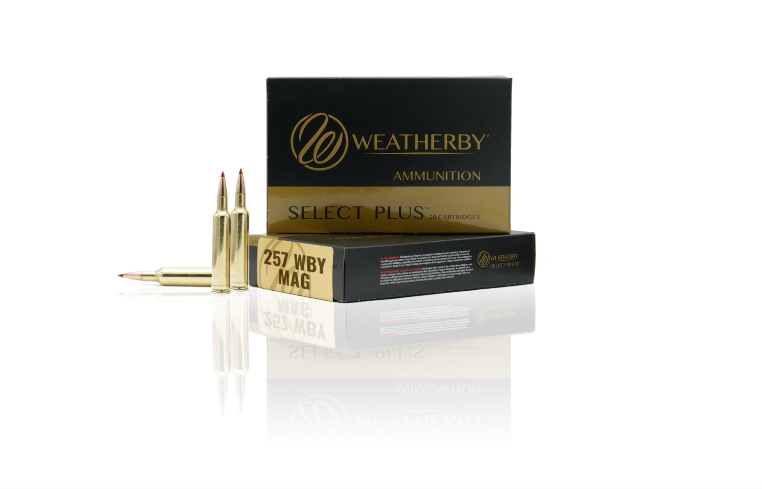 Weatherby Select Plus .257 Weatherby Magnum Ammunition 20 Rounds 120 Grain Nosler Partition 3305 fps