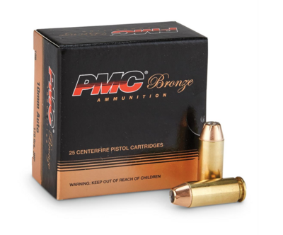 PMC Bronze 10mm Handgun Ammo - 170 Grain | JHP| 25rd Box