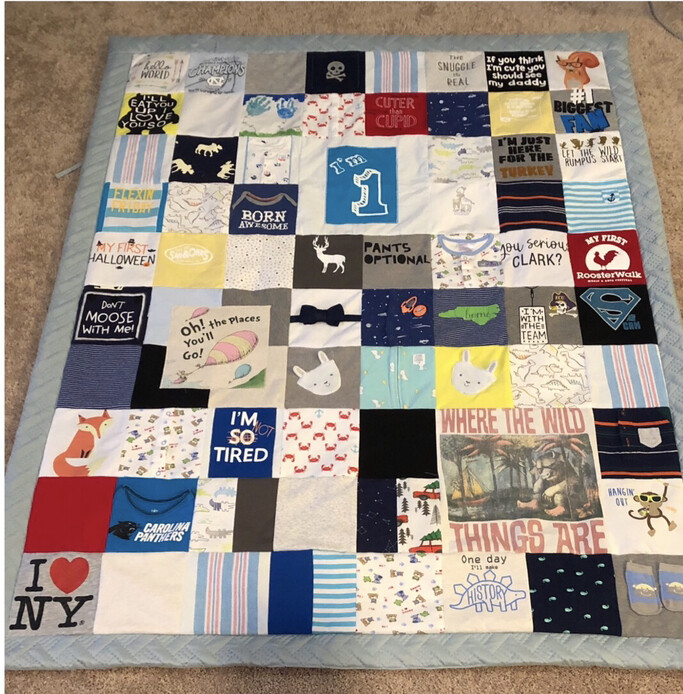 Patchwork Memory Quilts From Your Loved Ones Clothing