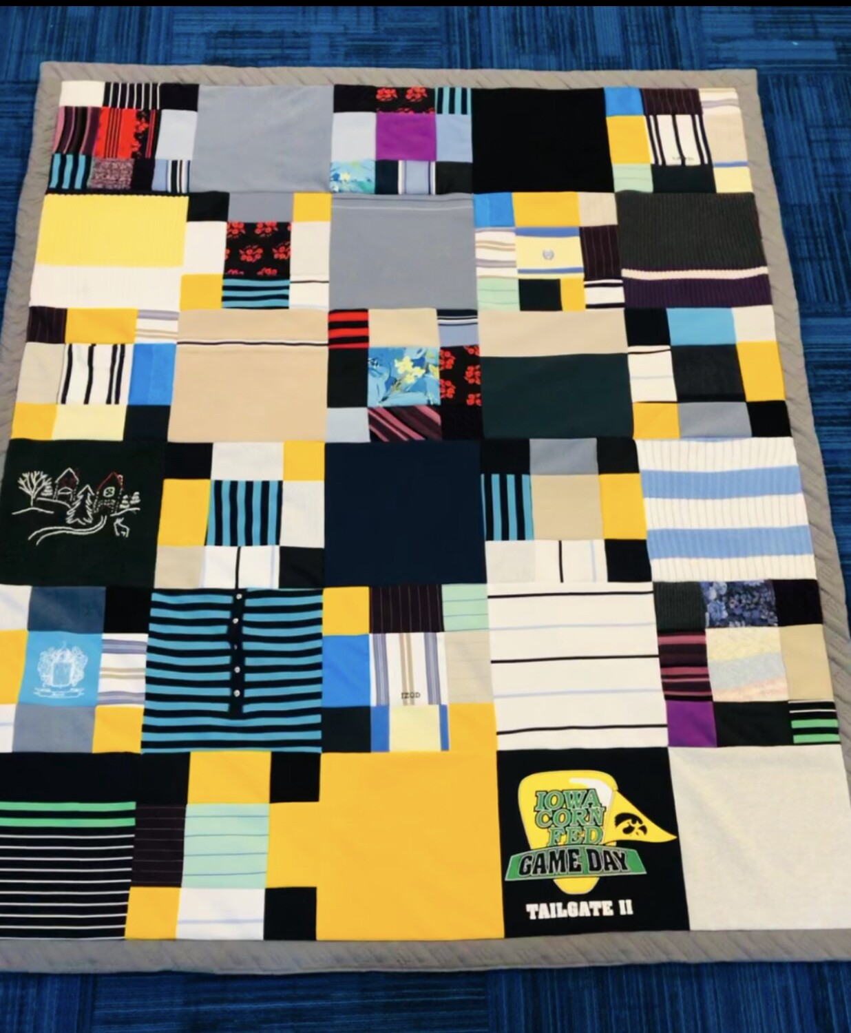 Patchwork Memory Quilts From Your Loved Ones Clothing