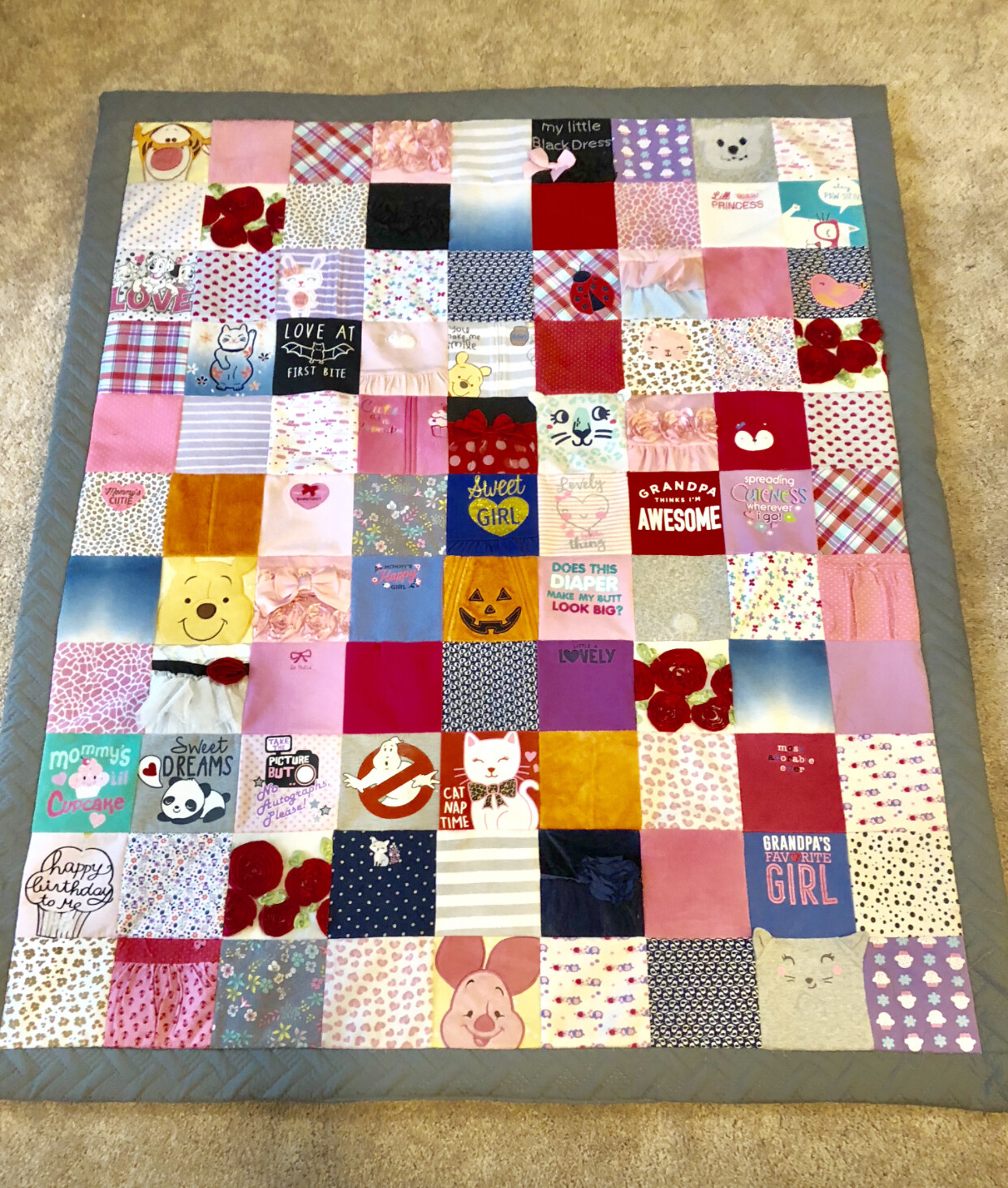 Patchwork Memory Quilts From Your Loved Ones Clothing