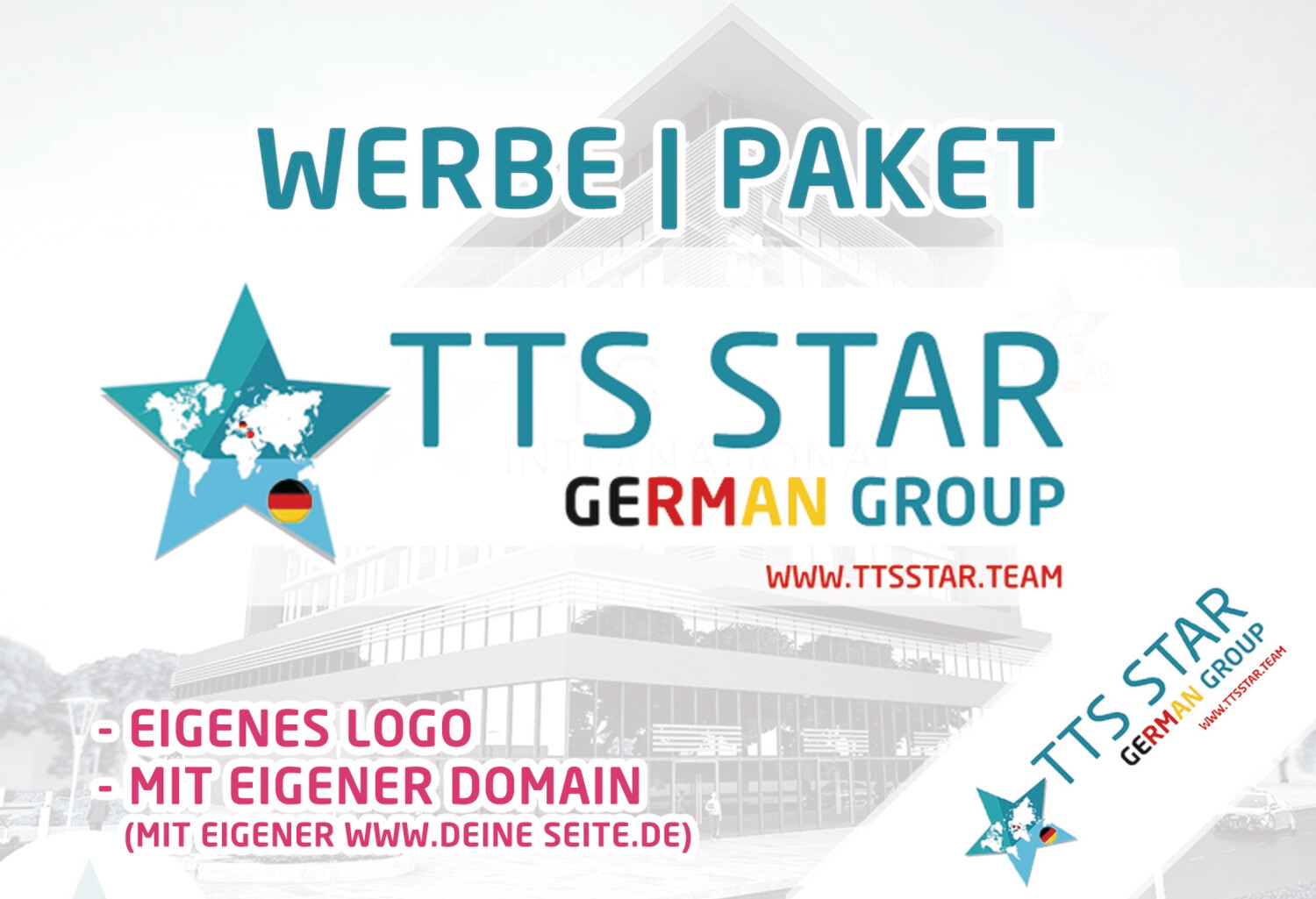 WERBE | REKLAME PAKET | KOMPLETT - MONATS ABO