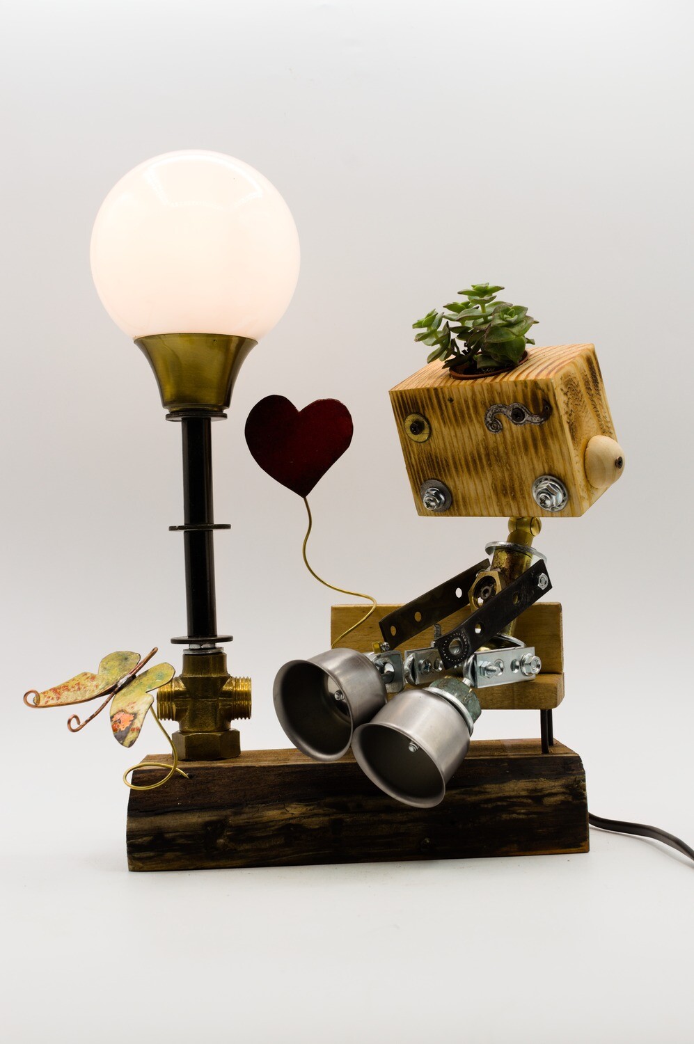 ​​​Robot table lamp handmade