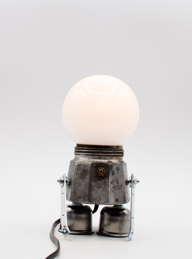​​Robot table lamp handmade