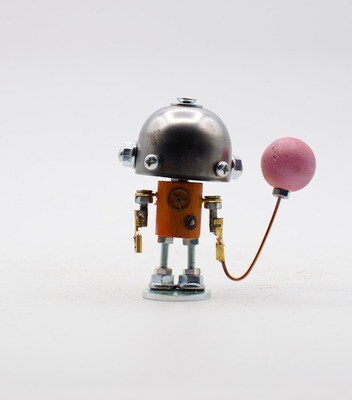 MINIBOT scultura robot fatto a mano MINIBOT scultura robot fatto a mano