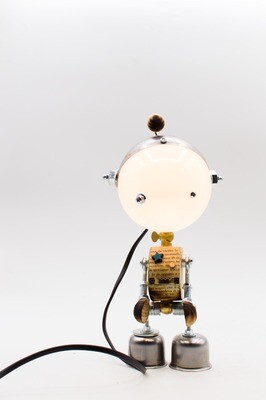 Robot table lamp handmade