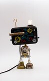 Robot table lamp handmade