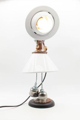 Robot lampada da tavolo stile Robot lampada da tavolo stile "BALLERINA" snodabile fatta a mano