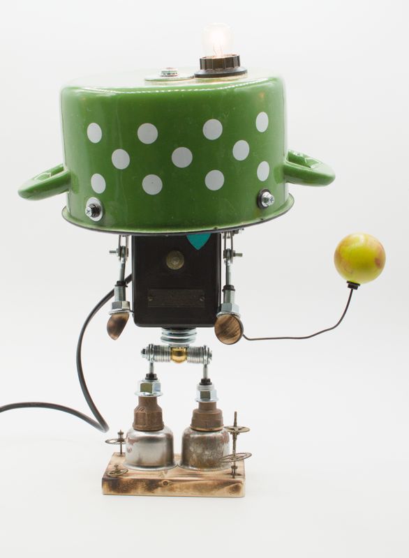 Robot lampada da tavolo stile Robot lampada da tavolo stile "PENTOLINO" fatta a mano