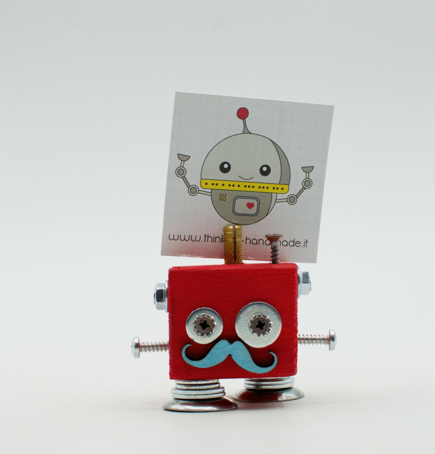 Portafoto da tavolo robot NERO. Bomboniera, segnaposto fatto a mano Portafoto da tavolo robot NERO. Bomboniera, segnaposto fatto a mano