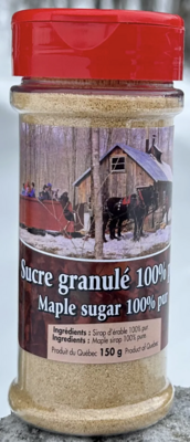Sucre Granulé Érable 150g