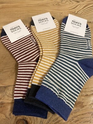7Days Socks: Melange Stripe