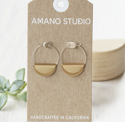 Amano Studio: Hathor Hoop Petite Earrings