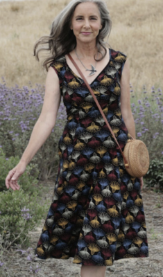 Effie's Heart: Ready Dress Coneflower Print