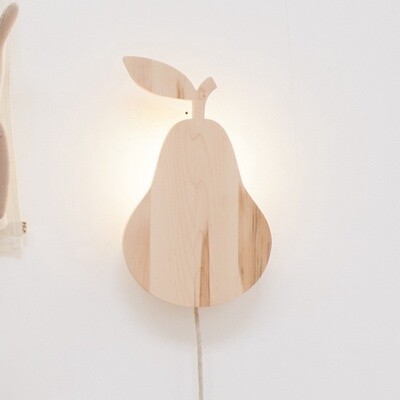 Wood Is Beautiful (Hout Is Prachtig) : Pear Wall Lamp