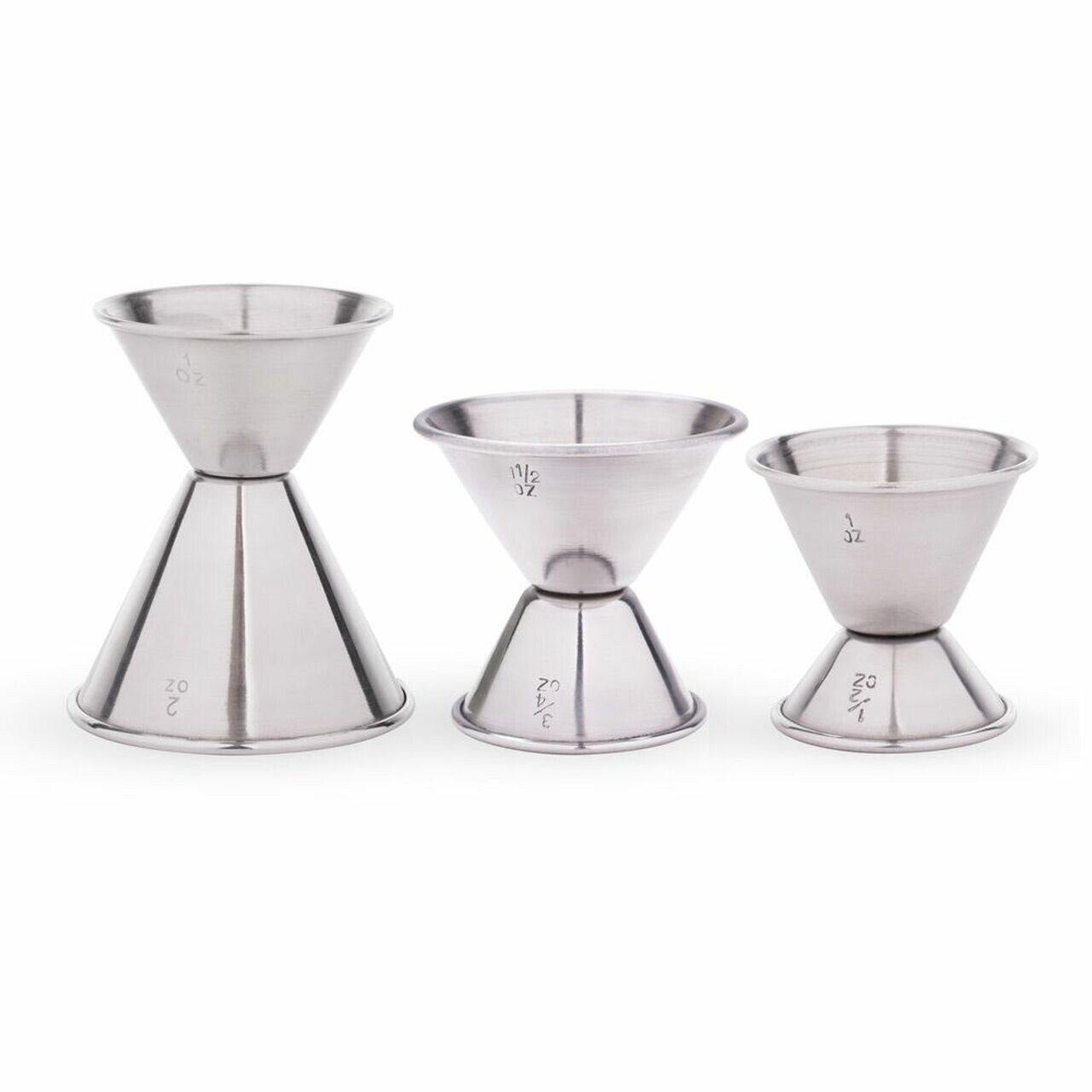 Double Jiggers package of 3