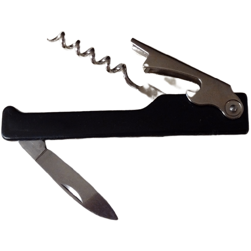 Waiters Multi-Function Corkscrew (Black)