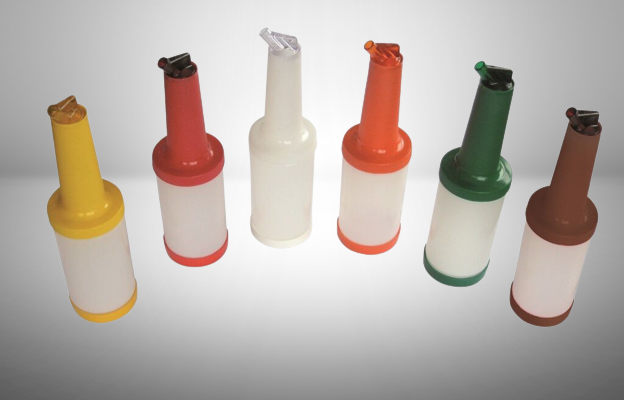 Juice Pourer Complete Set (6) Various Colors