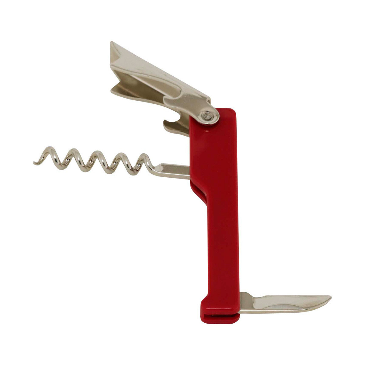 Waiter's Multi-Function Corkscrew (Red)