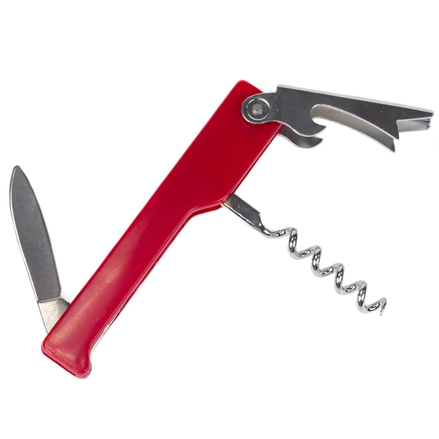 Waiter&#39;s Multi-Function Corkscrew (Red)