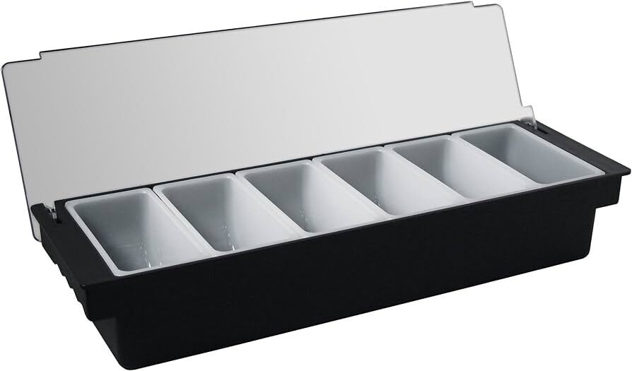 Black 6 pint compartment