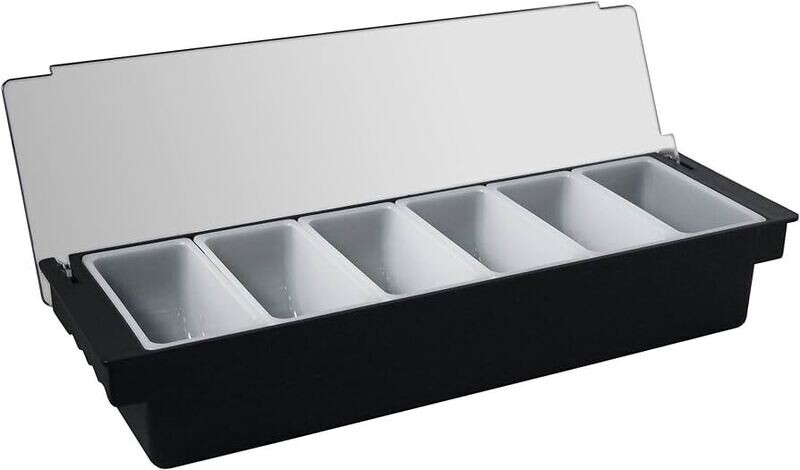 Black 6 pint compartment