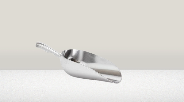 Ice Scoop Aluminum 12 ounce