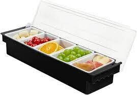 Black 6 pint compartment