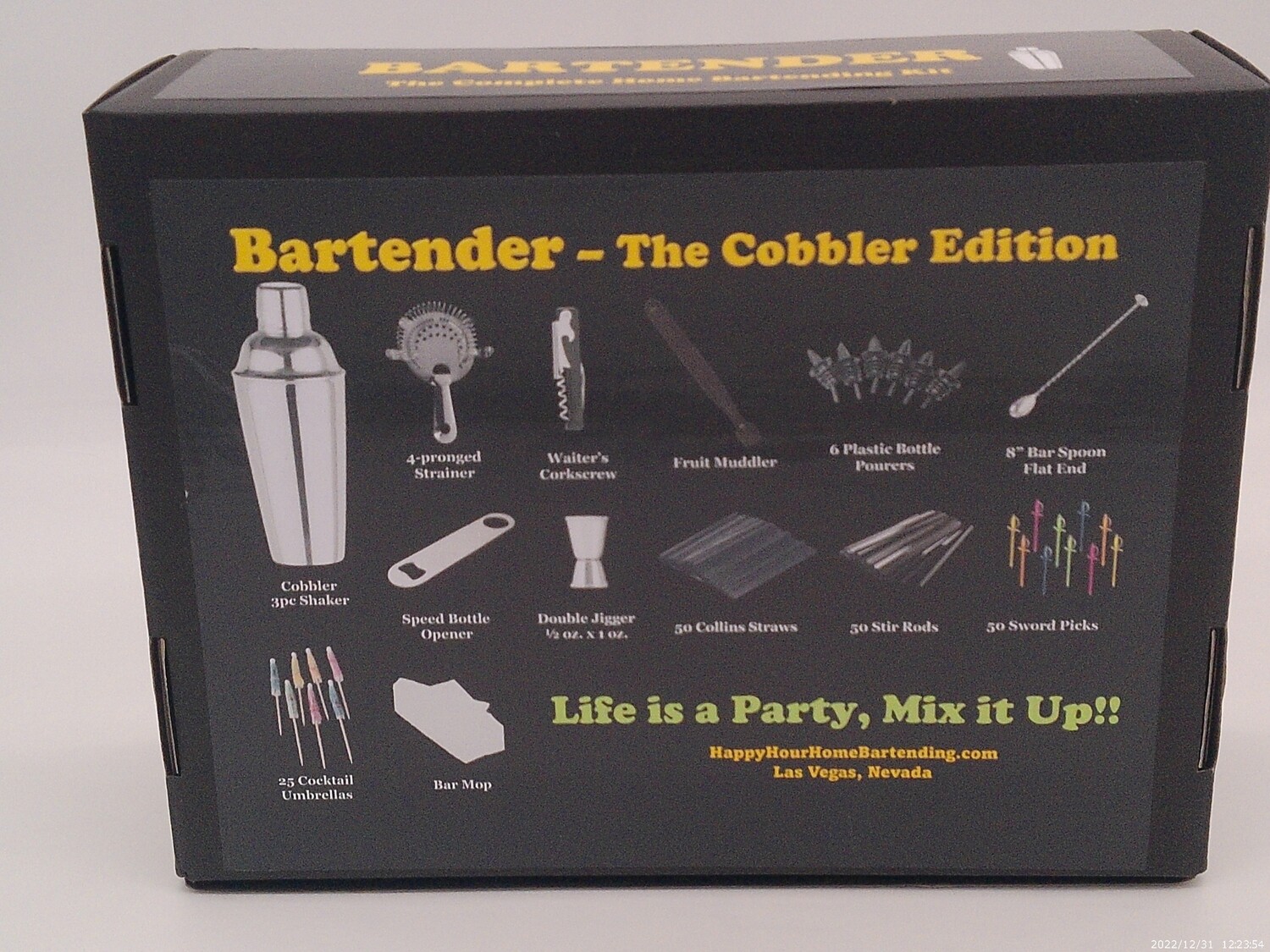 Bartender The Complete Home Bartending Kit Cobbler Edition