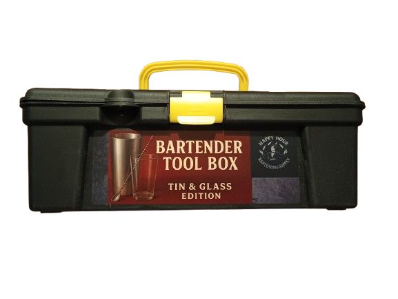 Bartender Tool Box (Tin &amp; Glass) Edition