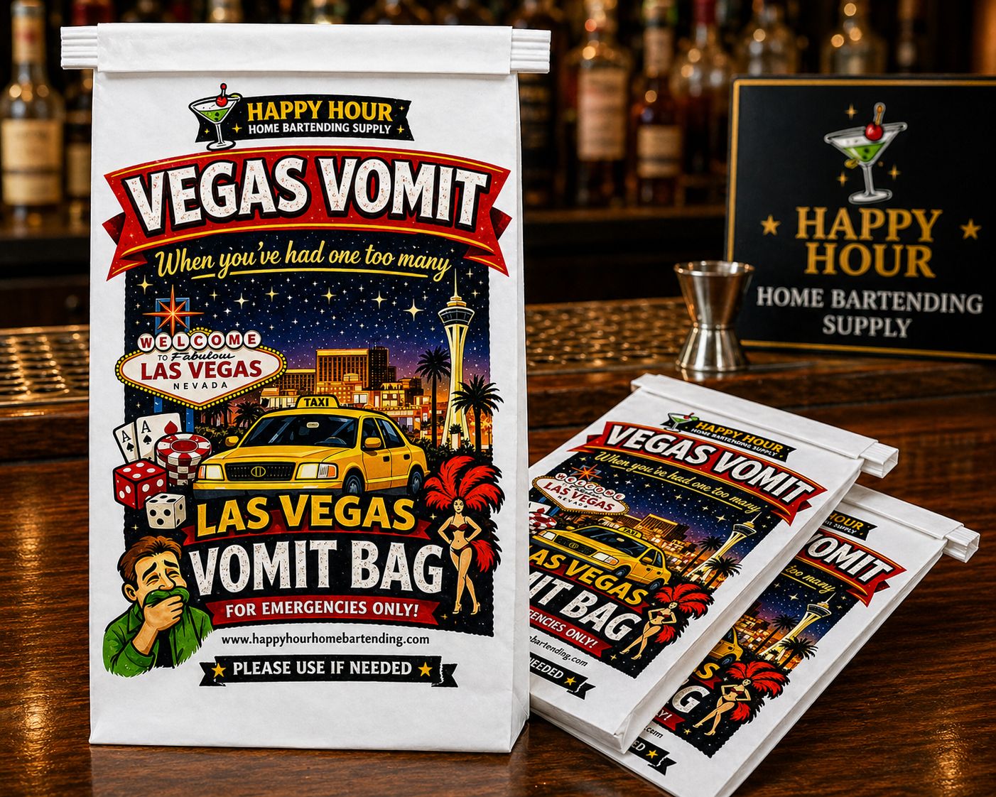 Las Vegas Vomit Bags