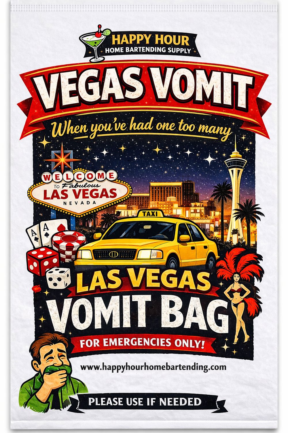 Las Vegas Vomit Bags