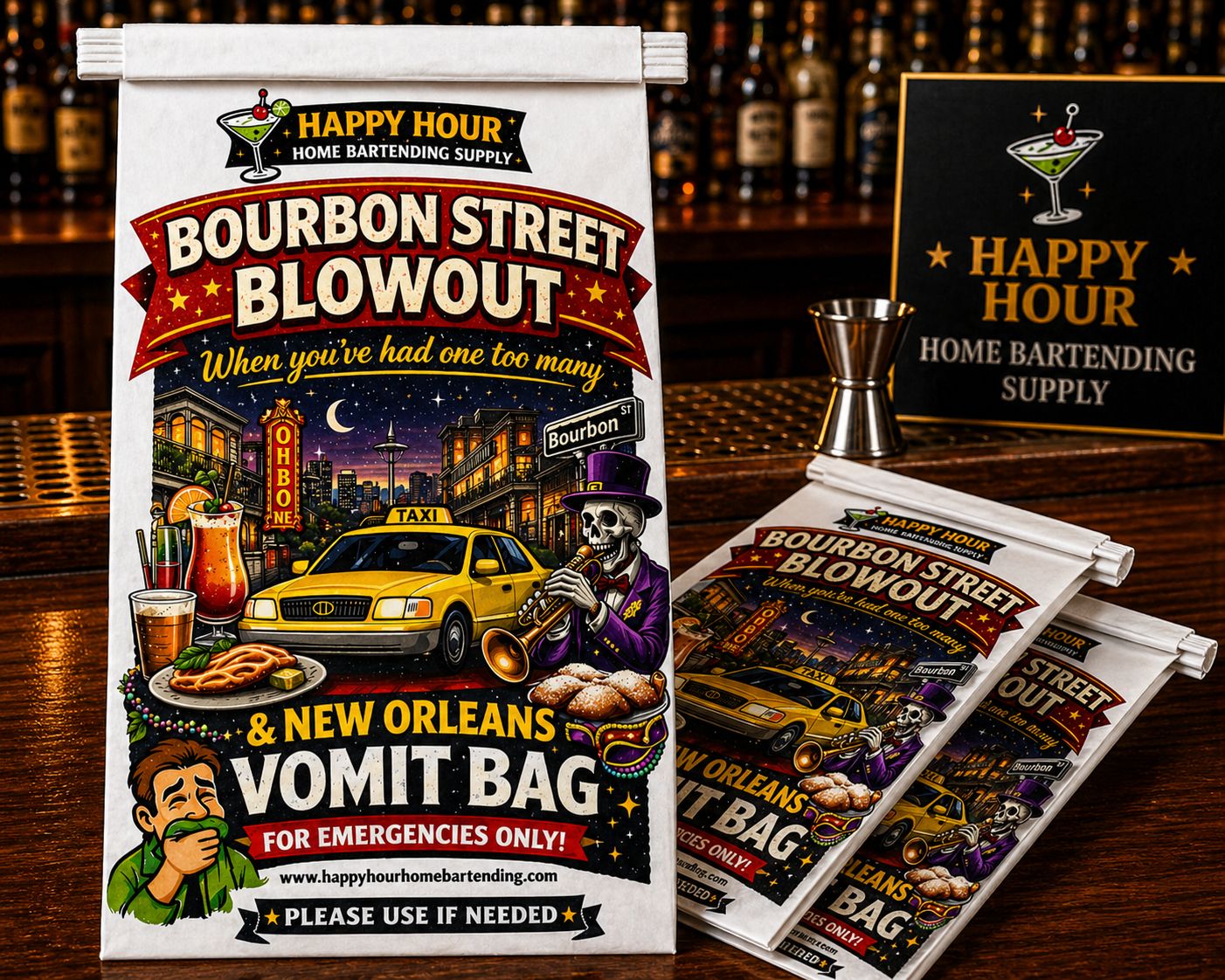 New Orleans Vomit Bag
