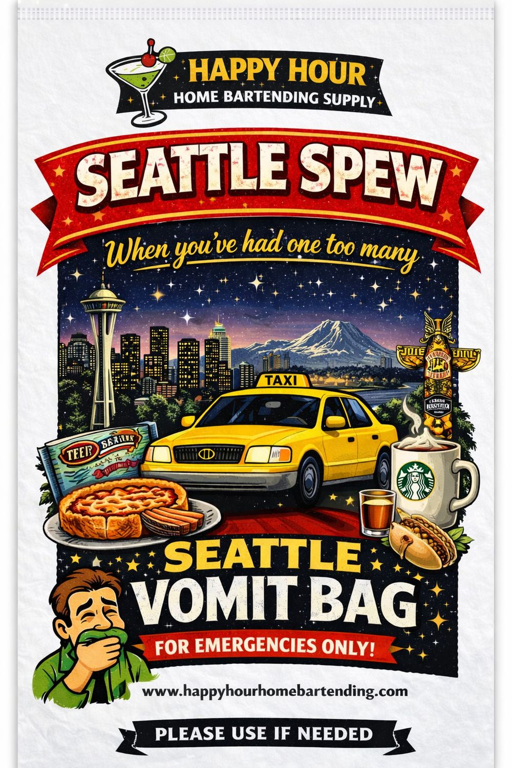Seattle Vomit Bag