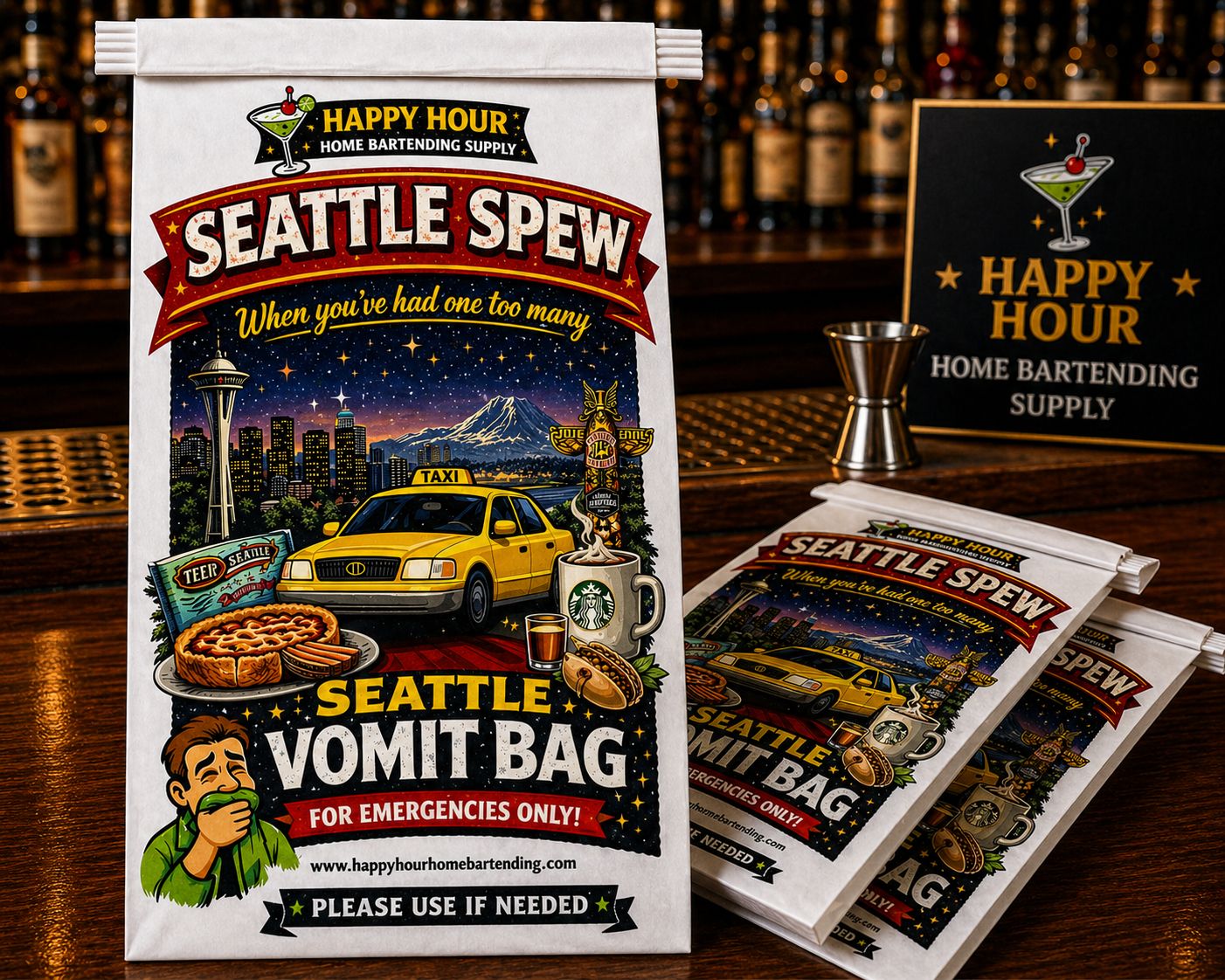 Seattle Vomit Bag