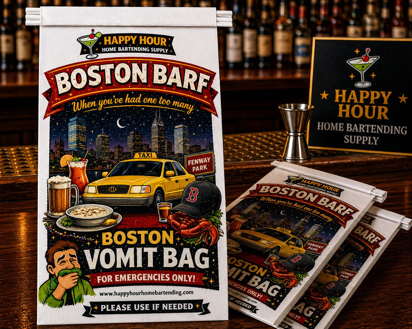 Boston Vomit Bag
