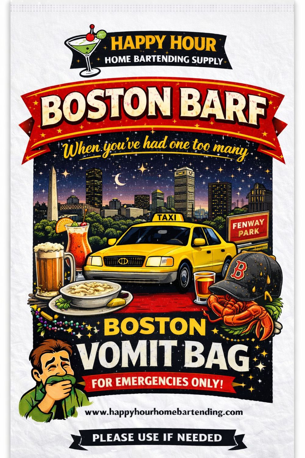 Boston Vomit Bag