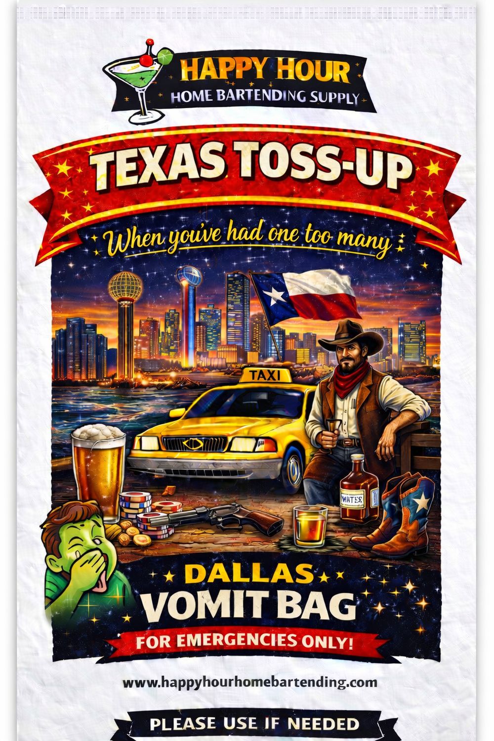 Dallas Vomit Bag