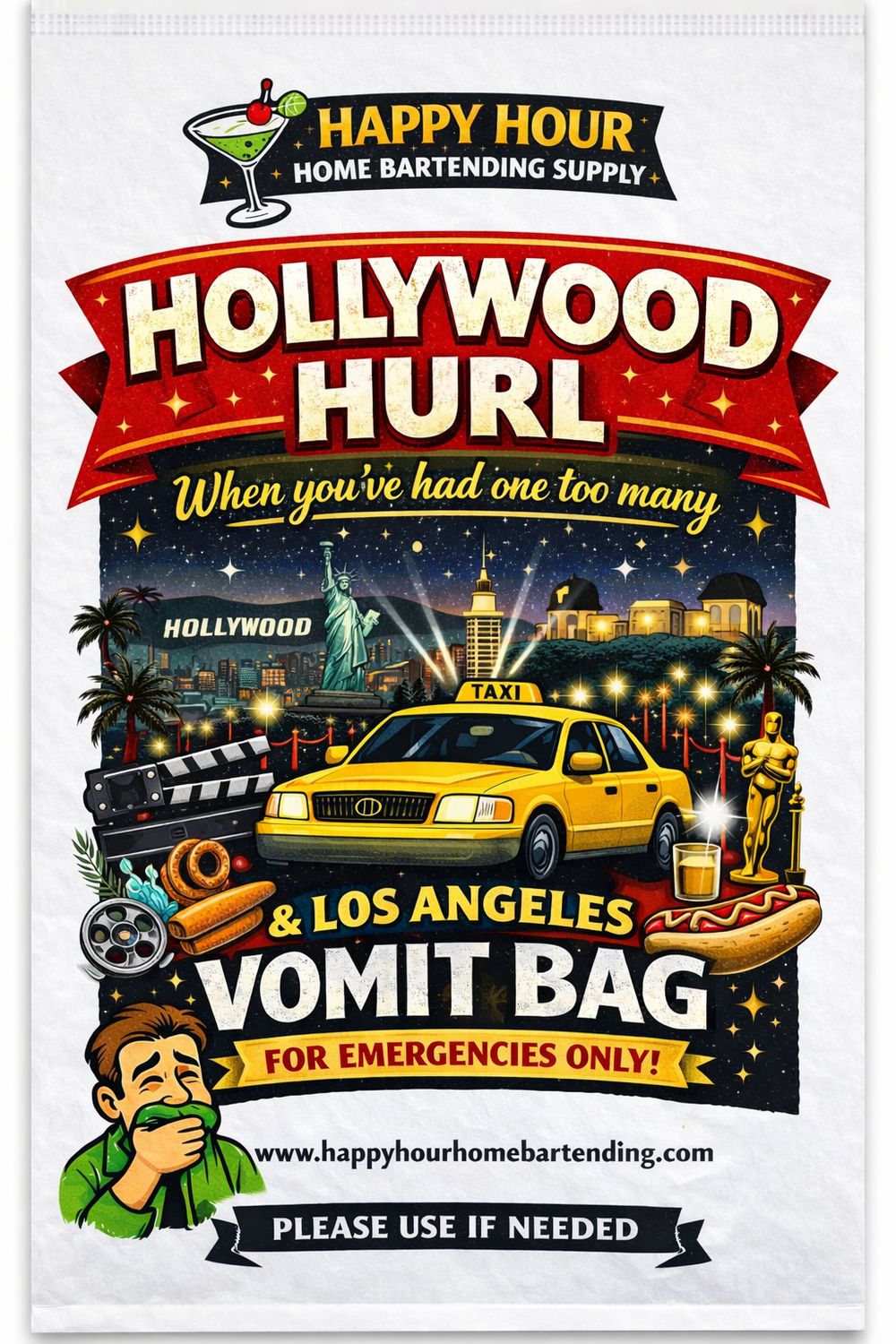 Hollywood (Los Angeles) Vomit Bag