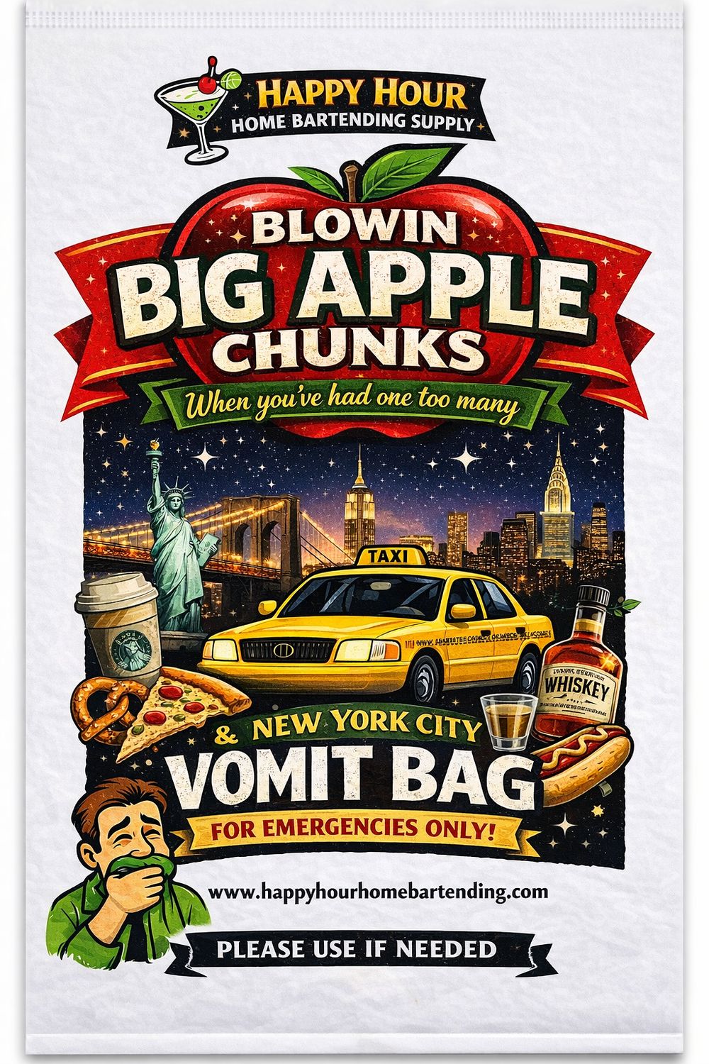 New York Vomit Bag