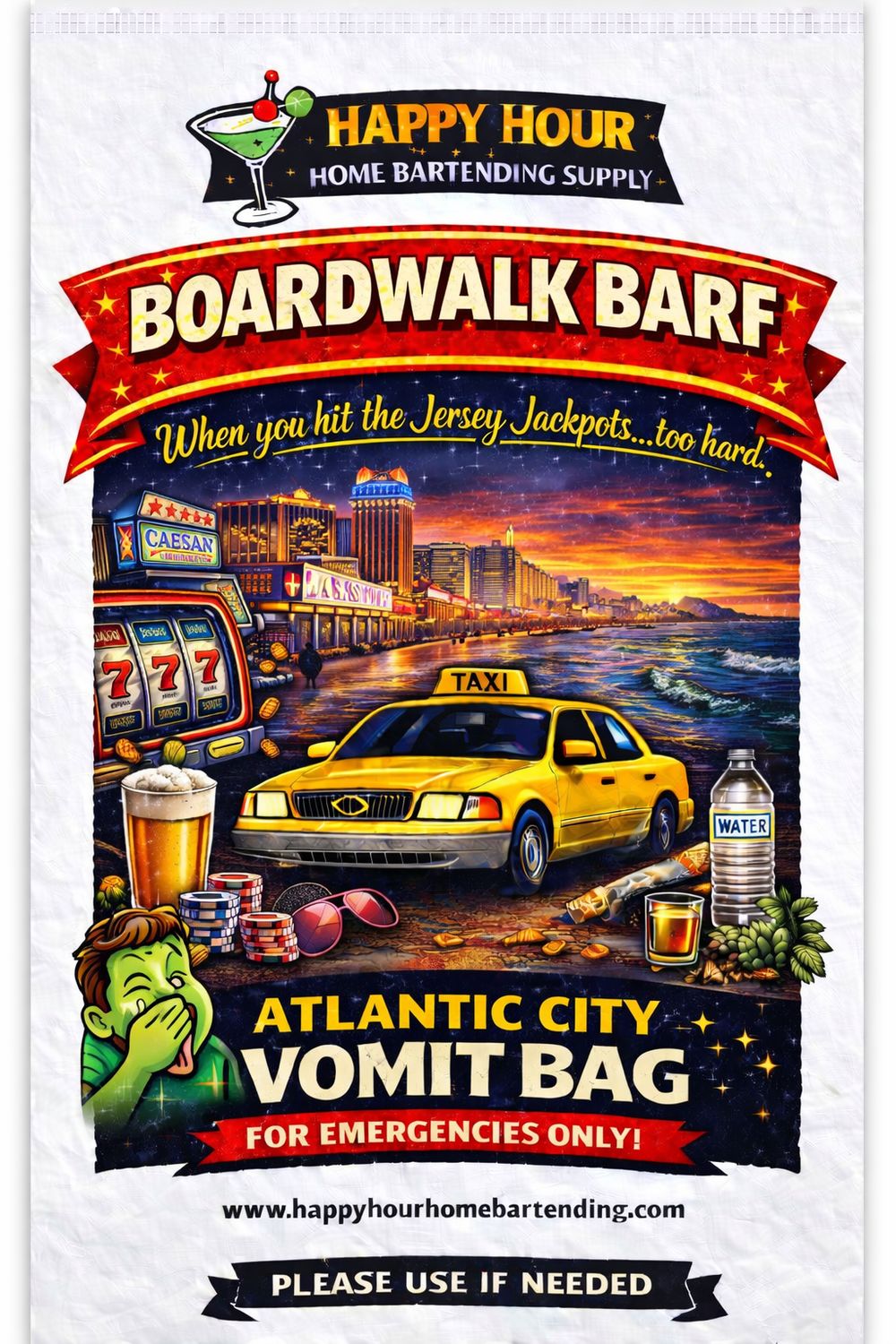 Atlantic City Vomit Bag