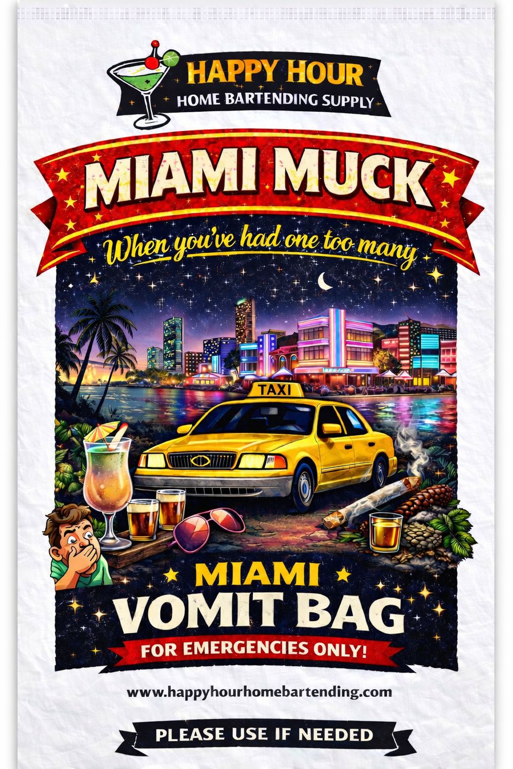 Miami Vomit Bag