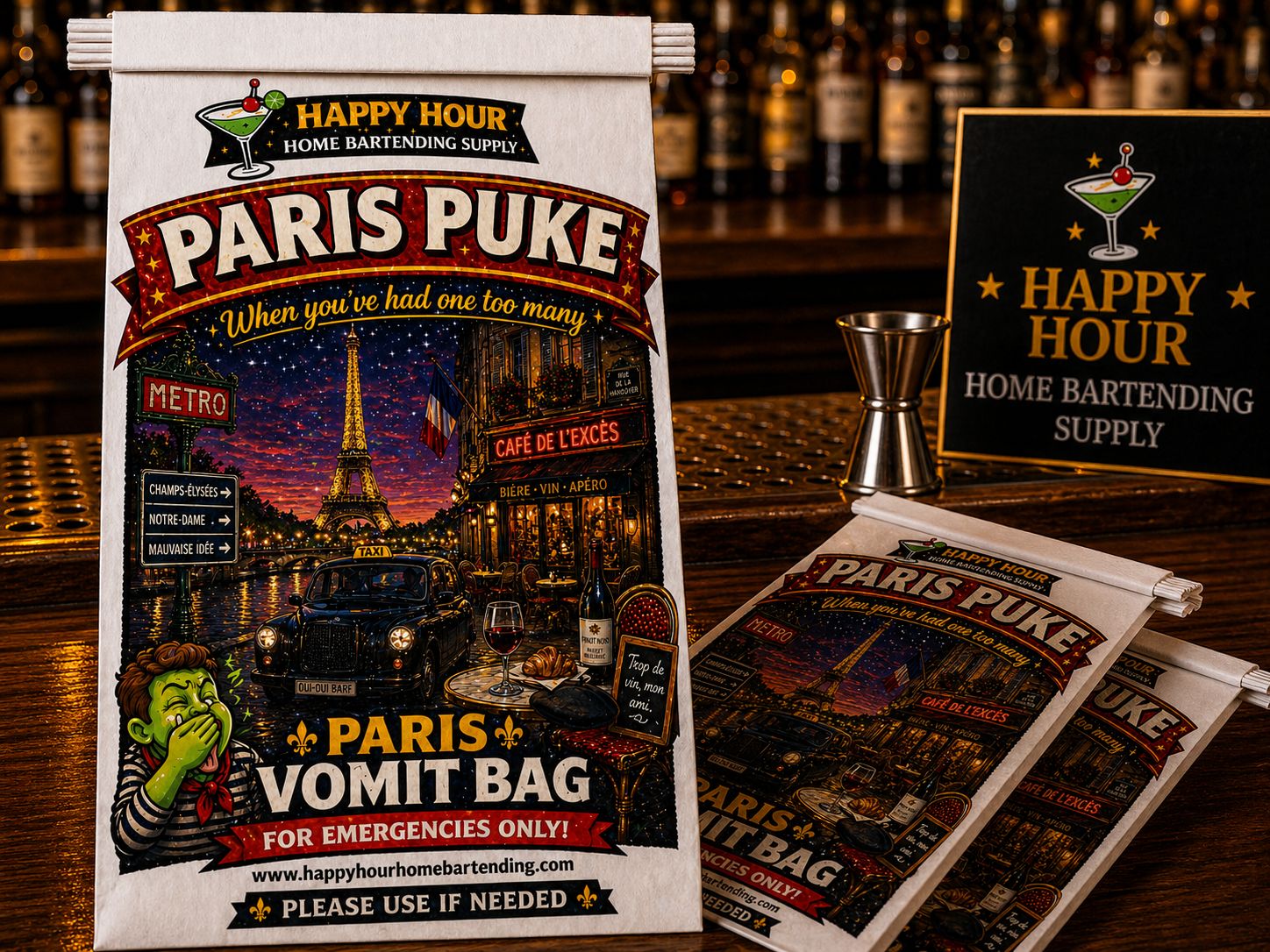Paris Vomit Bag (International Series)
